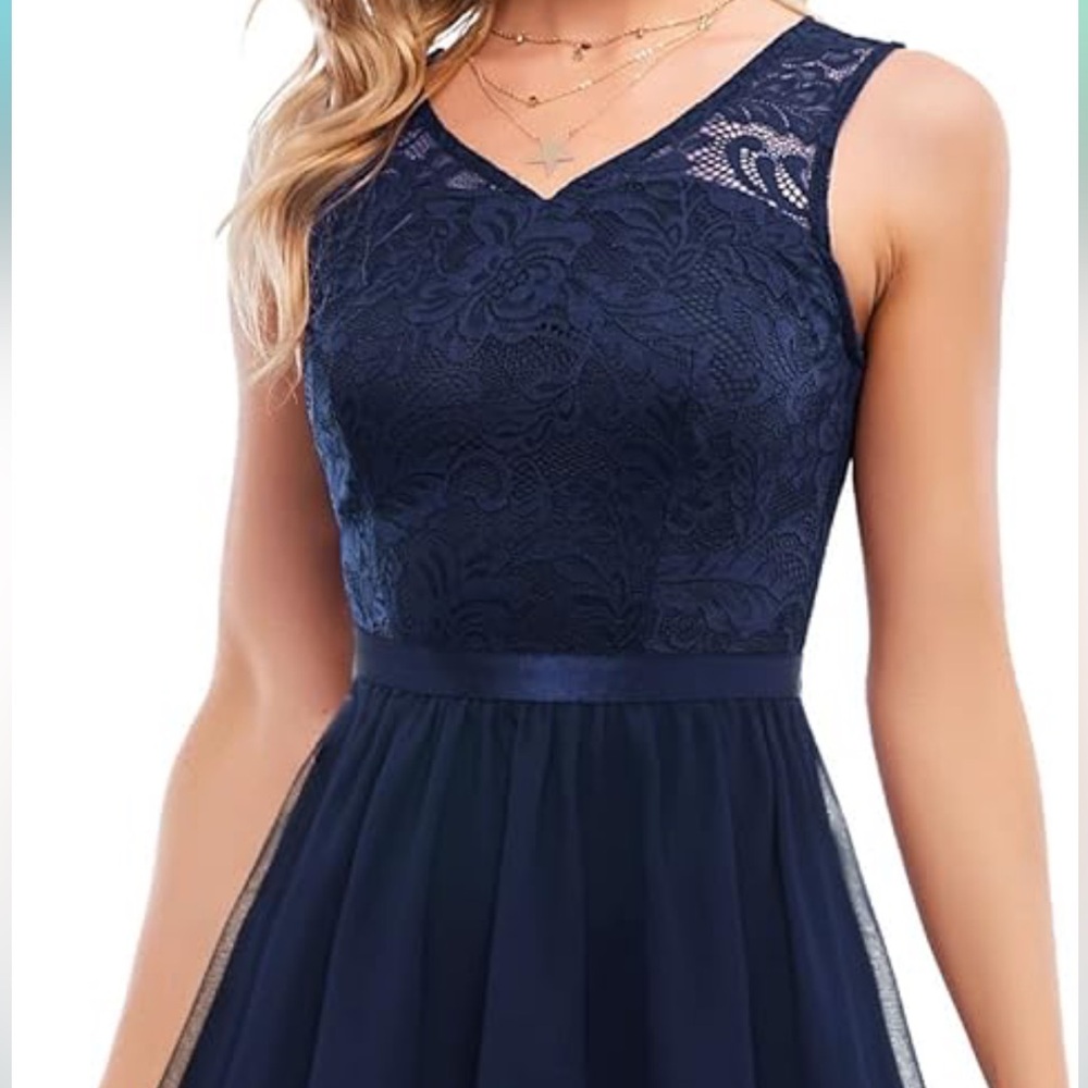Navy blue dress